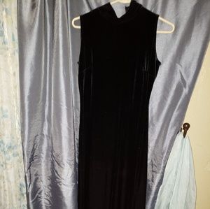 Long velvet dress